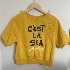 Old Navy Mustard Yellow Knit Top